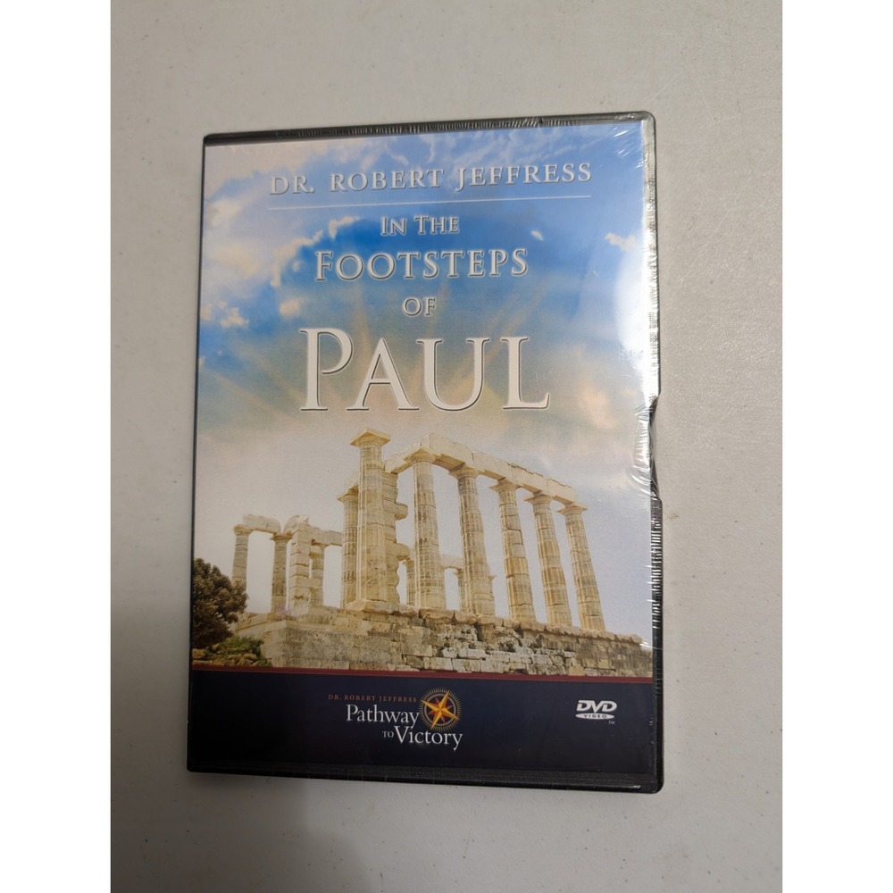 Dr Robert Jeffress In The Footsteps Of Paul DVD Brand‎ New